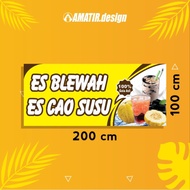 BANNER ES BLEWAH, BANNER ES CAO MILK, BANNER ES CINCAU (100x200 cm)