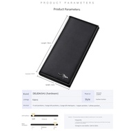 wallet lelaki wallet 2025 Dompet Lelaki Panjang Pemuda Kulit Dompet Dompet Dompet Dompet Tipis Multi