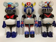 Opened with boxes Be@rbrick 有盒 鐵甲萬能俠 1號 2號 Mazinger Z Bearbrick Great Mazinger 400% 巨靈神 GRENDIZER
