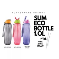 Tupperware Slim Eco Bottle 1.0L With strap 3pc
