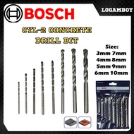 BOSCH CONCRETE DRILL BIT MATA KOREK TEBUK DINDING KONKRIT MANSORY DRILL BITS WALL 3MM 4MM 5MM 6MM 7M