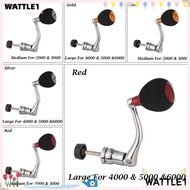 WTTLE Spinning Reel Tackle 2000-6000 Series Bait casting Aluminum Crank Handle