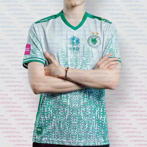 EWC 2025 Team Falcons Jersey Esports Club CS2 Training Uniform Men's Breathable V-Neck T-shirt NIKO 