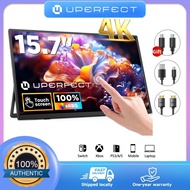UPERFECT 4K Portable Monitor Touchscreen, 15.6 Laptop Monitor, 3840 * 2160 UHD, 350 Nits Ultra-Slim 