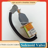 1751ES-12A3UC12B1S 12V Fuel Shut Off Solenoid SA-4673-S 129953-77811 For 4NTE94 Engine R60-5 R210-5 