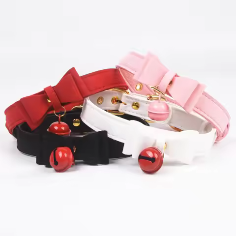 Role play Slave Bondage Choker Collar For Women Girls Necklace Metal Leather Chocker Goth Anime Cosp