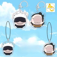 Keychain, Standee, Glass Painting Model Gojo Satoru Geto Suguru Anime JJK Japanese Anime Manga Decor