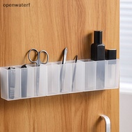 [openwaterf] Wall Mounted 3Grids Organizer Mirror Cabinet Self-adhesive Objects Storage Box SG