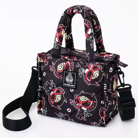 New Cute Hysteric Mini Handbag Cartoon Print Large Capacity Shoulder Bag Fashion Portable Commute Zi