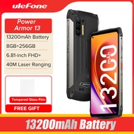 Ulefone Power Armor 13  Rugged Phone 13200mAh 256GB Android 11 Waterproof Smartphone 6.81”2.4G/5G WLAN Mobile Phones NFC Global