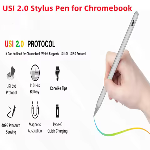 USI 2.0 Stylus Pen for Chromebook for Google Pixel Tablet, Amazon Fire Max 11, Lenovo Chromebook Due