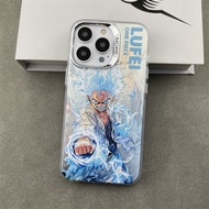 anime comic Characters electroplating hot silver Phone Case For iPhone 15 Pro Max 14 ProMax 13 12 12Pro 11 Shockproof Phone soft border hard case Mobile phone protective case