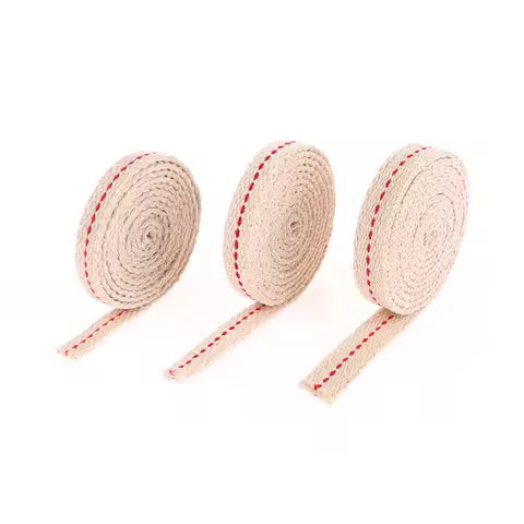 1M Kerosene Lamp Wick Braided Cotton Wick Flat Cotton Oil Lamp Wick For Oil Lamp Lamp Wick Lantern F