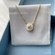 Shipment High Version HEFANG HEFANG Mother-of-Pearl Necklace HEFANG Button Clavicle Chain Light Luxu