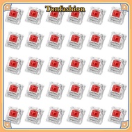 TONFASHION 20Pcs Mechanical Keyboard Switches, Plastic Dustproof Keyboard Switches,  Clicky Linear T