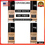 NEW COVERGIRL TruBlend 12HR Matte Made Transfer Proof Liquid Foundation (L15, L80, M40, M50)