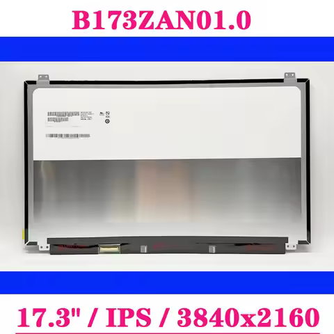 4K UHD 17.3" B173ZAN01.0 Laptop LCD Screen For Dell Alienware 17 R3 EDP 40Pins 3840x2160 IPS Display