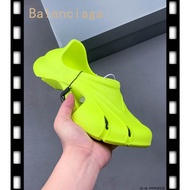 รองเท้าแตะ 100% แบรนด์หรู Balenciaga-Logo สไลด์สระว่ายน้ํา แฟชั่น สัปดาห์ สตรีท ถ่ายภาพ แฟชั่น รองเท้าแตะลุยน้ํา
