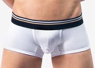玩酷子弟 純棉好屌型素色四角褲 男內褲 BU7196 白色L號 腰圍28-31吋