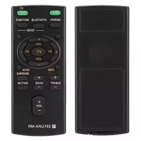 Replacement RM-ANU192 Remote Control For Sony SACT60BT SS-WCT60 SSWCT60 HT-CT60BT HTCT60BT SA-CT60BT