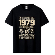 2025 NEW January February March April May June July August September T shirt Printed Casual 1979 YEA