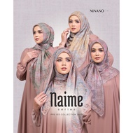 Ninano Label / NAIME Series / Classic Hijab / ethnic Hijab / Rectangular Hijab with Voal motif / Rec