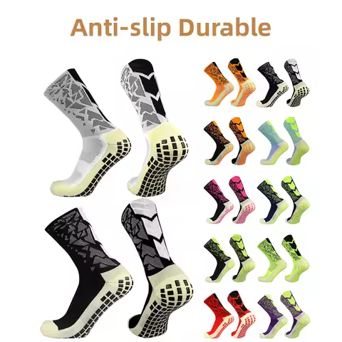 Anti-slip Training Socks Soccer Basketball Tennis Sock Non-slip Football Wear-resistant Sports Frict