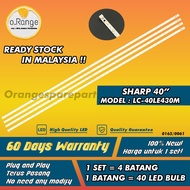LC-40LE430M / LC-40LE820MSHARP 40" LED TV BACKLIGHT(LAMPU TV) SHARP 40 INCH LED TV BACKLIGHT 40LE430