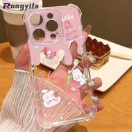 Cartoon Rabbit Phone Case For Samsung Galaxy A57 M36 S26 S25 Ultra Edge Plus FE F36 A27 A17 M17E F70