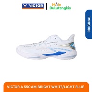 Victor Wide A550 Badminton Shoes / A 550 AM White Original Light Blue/