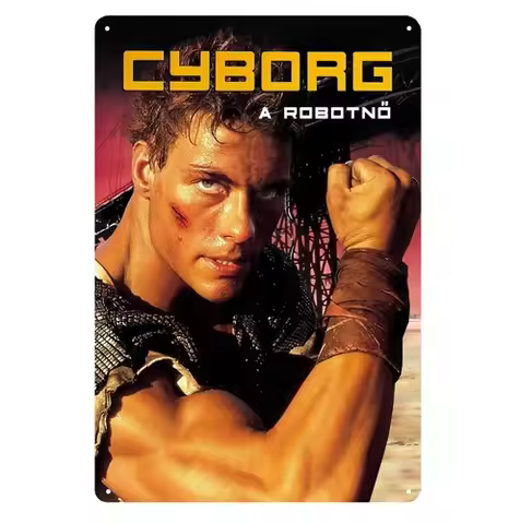 Cyborg jean claude van damme Movie Metal Poster Tin Sign 20x30cm