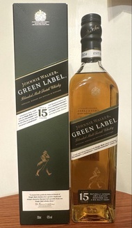 Johnnie Walker 15 Years Old Green Label Scotch Whisky 約翰走路15年綠牌純麥威士忌