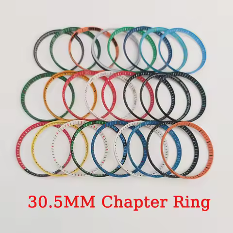 The 30.5 Mm Skx007 Case Chapter Ring Fits The Skx007 Skx009 Srd Case Modified Multi-Colored Plastic 