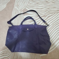 Longchamp LE PLIAGE 小羊皮 手提／肩背包， 中