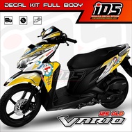 Stiker Vario 125 Old KZR Full Body Decal Vario 125 Old 2013 2014 2015 Full Body Keren Desain Doraemo