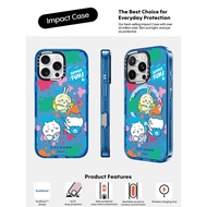 CASECASE X Chiikawa Water Gun Case Sky Blue Color Clear Hard Magnetic suction Impact Case For Apple 