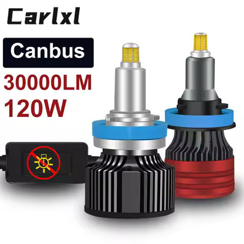 Carlxl H1 H7 LED 360 H4 20000LM HB3 HB4 9012 HIR2 Led H11 H8 9006 9005 Car Headlight Bulb Auto Fog L
