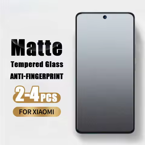2-4Pcs Anti-Glare Matte Tempered Glass For Xiaomi 15 14 13 12 11 Lite 5G Screen Protectors For Mi Po