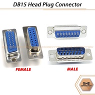 DB15 Male Connector Female Socket Adapter DB 15 Male Female/