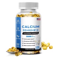 Ready Stock Fast Shipping Hot Sale Calcium+D3+K2+B12 Soft Capsules Calcium+D3+K2+B12softgels OE M212