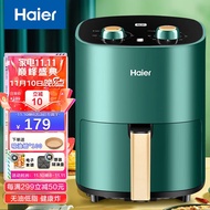 海尔（Haier） 空气炸锅3L大容量家用煎炸锅无油低脂不粘大功率空气烤箱多功能薯条机HA-M28E 【经典家用】3L置顶双旋钮M28E