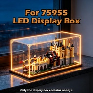 LED Acrylic Display Case for 75955 Hogwarts™ Express丨Dustproof Display Box with RF Remote & Type-C