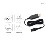 【SUIT*】 A00390 Charger Cord USB Adapter Line Car Charging for Electric Shavers QP2520