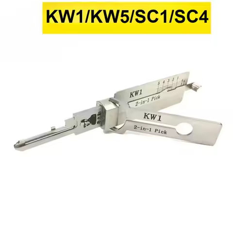 Lishi Key Opens Everything Master Key Decoder Master Key Set of Picks All Opener Masterkey Kw5 Kw1 S