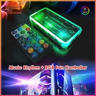 RGB Fans Controller 12cm Remote Control Computer Case PC Cooling Chassis
