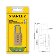 ONS Digit Resettable Combination Padlock / Number Lock/ Non Resettable Lock