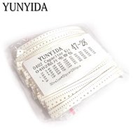 0402 SMD Ceramic Capacitor Assorted Kit 1pF~10uF 50values*50pcs=2500pcs Chip Ceramic Capacitor Sampl
