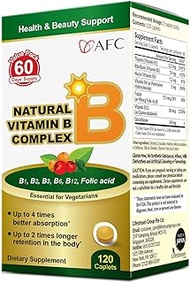AFC Japan Natural Vitamin B Complex, 120ct