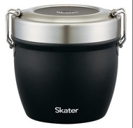 💜現貨💜日本直送🇯🇵 Skater 抗菌真空不鏽鋼保溫飯壺800ml  - 黑色
