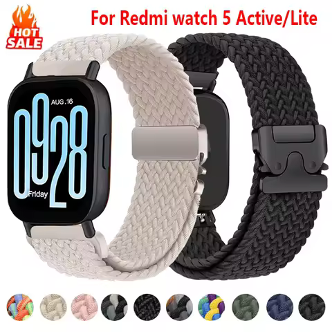 Parachute bands For Xiaomi Redmi watch 5 active/5 lite strap nylon elastic bracelet correa redmi wat